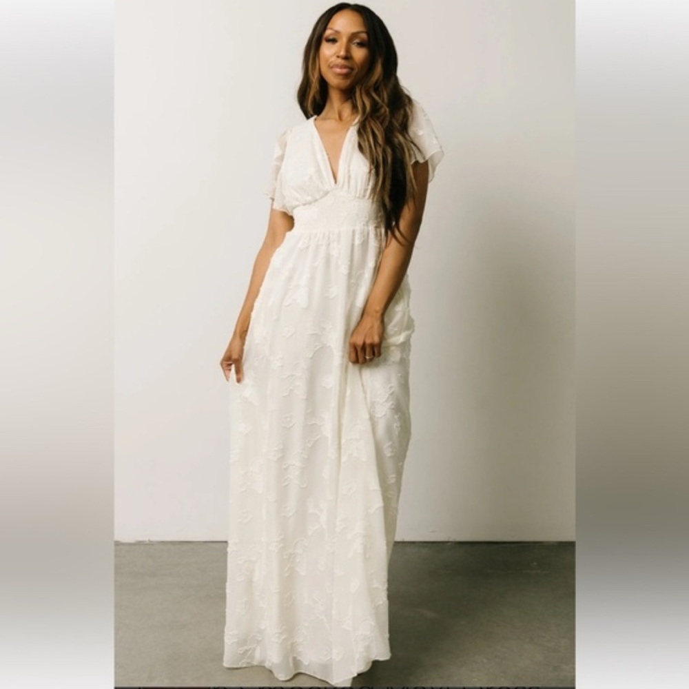 Baltic Born Evelyn Smocked Maxi Dress NWT